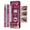 Waterproof Liquid Eyeliner Pencil 4D Mascara Set Cosmetics Curling Thick Eyebrow Pencil Eye Liner M 0