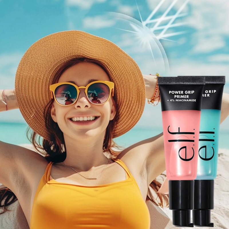 Longlasting Hydrating Power Grip Primer Gel With Hyaluronic Acid And Niacinamide Brightening Makeup 2