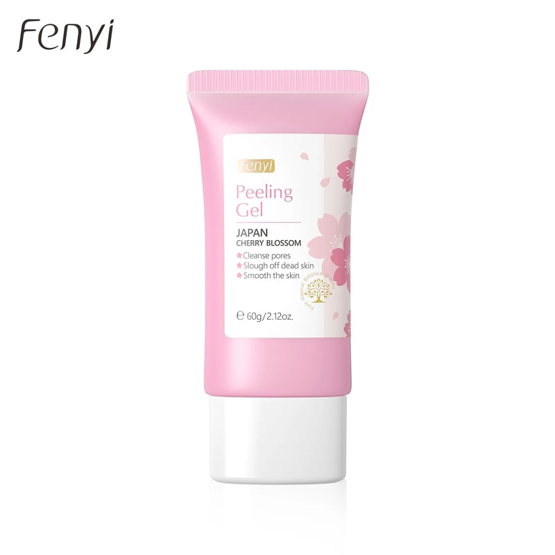 Sakura Exfoliating Gel 60g Skin Care Whitening Moisturizer Facial Scrub Deep Cleaning Repair 4