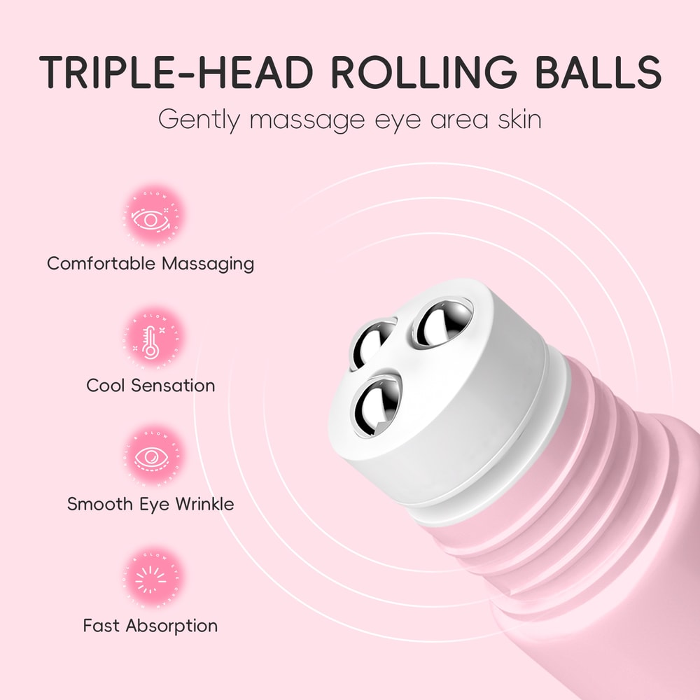 Hyaluronic Acid Sakura Eye Serum Roller for Dark Circles Moisturizing Cream Skin Care Treatment