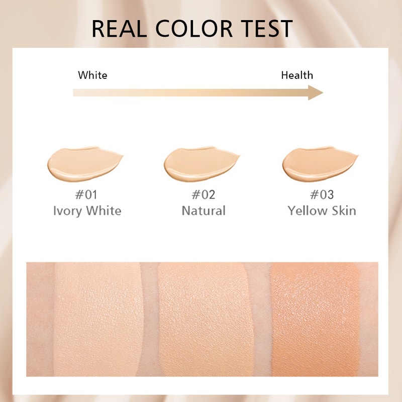 Transparent Foundation Conceals Blemishes Liquid Cream For Natural Coverage 4