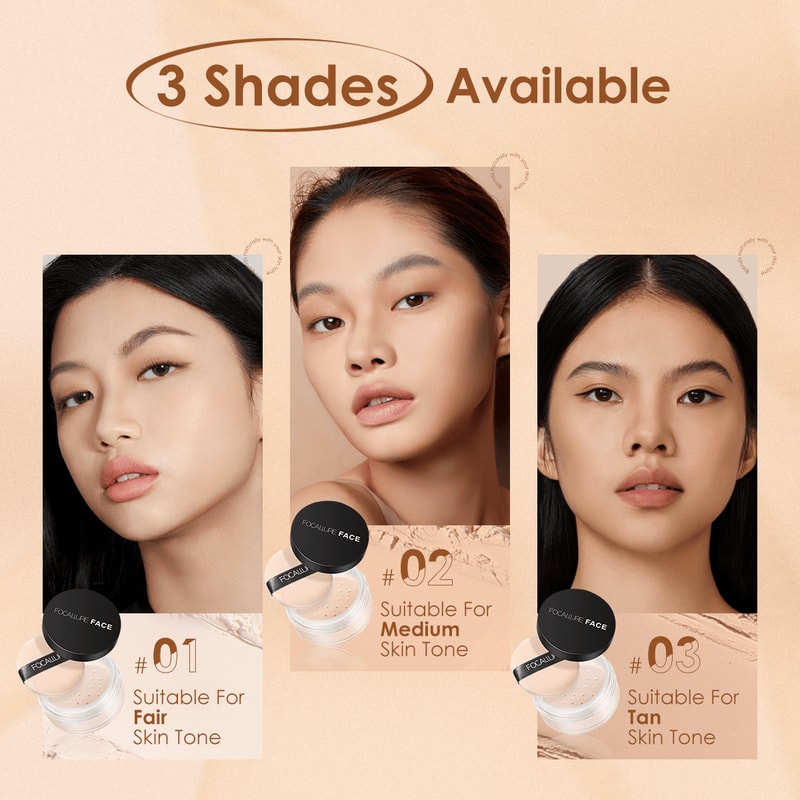Invisible Finish Loose Powder Translucent Natural Soft Face Makeup Oil Control Setting Powder 3