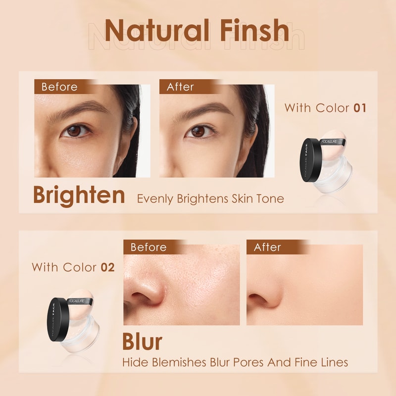 Invisible Finish Loose Powder Translucent Natural Soft Face Makeup Oil Control Setting Powder 4