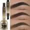 Long Lasting 3D Dye Eyebrow Pencil Antismudge Waterproof Large Brush Black Brown Natural Wild Eyebr 0