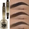 Long Lasting 3D Dye Eyebrow Pencil Antismudge Waterproof Large Brush Black Brown Natural Wild Eyebr 0