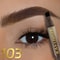 Long Lasting 3D Dye Eyebrow Pencil Antismudge Waterproof Large Brush Black Brown Natural Wild Eyebr 6