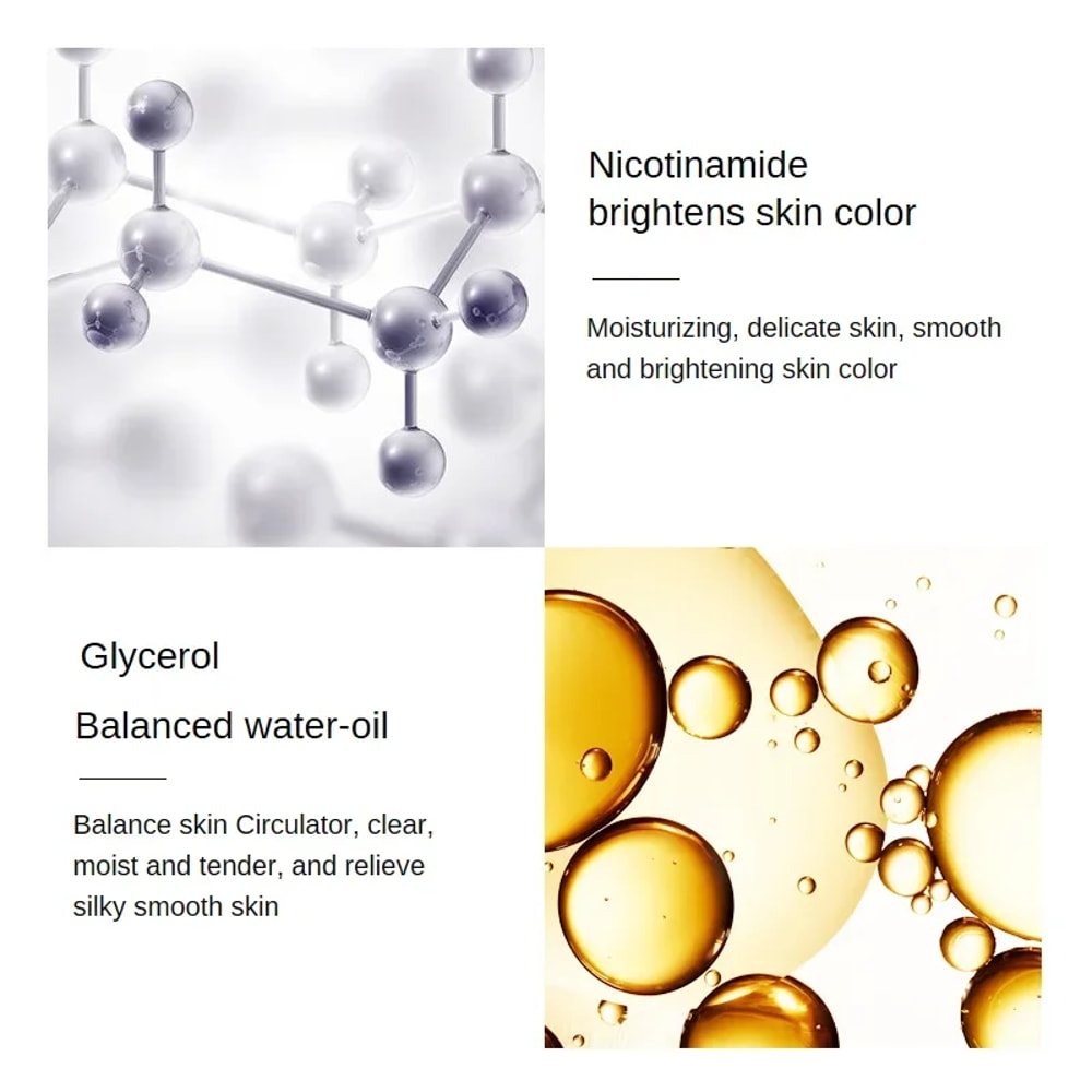 Gold Skin Care Essence With Hyaluronic Acid And Nicotinamide For Firming Moisturizing And Pore Refi 4