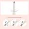 Waterproof ThinHead DoubleEnded Eyebrow Pencil LongLasting AutoRotate Brush Tip Natural Contour 4
