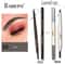 Waterproof ThinHead DoubleEnded Eyebrow Pencil LongLasting AutoRotate Brush Tip Natural Contour 9