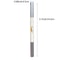 Waterproof ThinHead DoubleEnded Eyebrow Pencil LongLasting AutoRotate Brush Tip Natural Contour 5