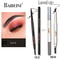 Waterproof ThinHead DoubleEnded Eyebrow Pencil LongLasting AutoRotate Brush Tip Natural Contour 6