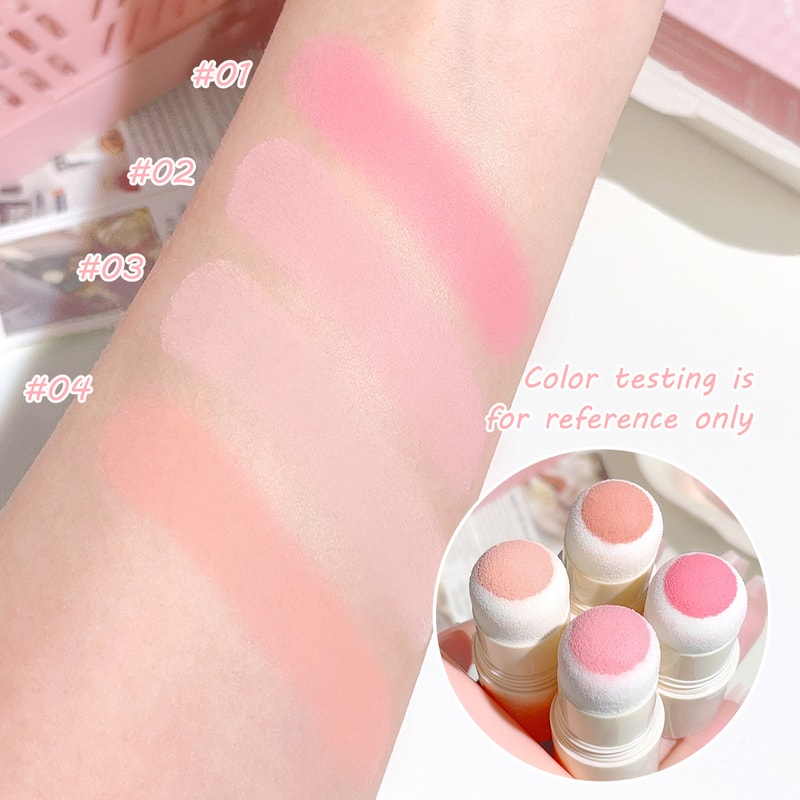 Energetic And Bouncy Soft Fog Blush Stick DualUse For Lips And Cheeks Style Brightening 2