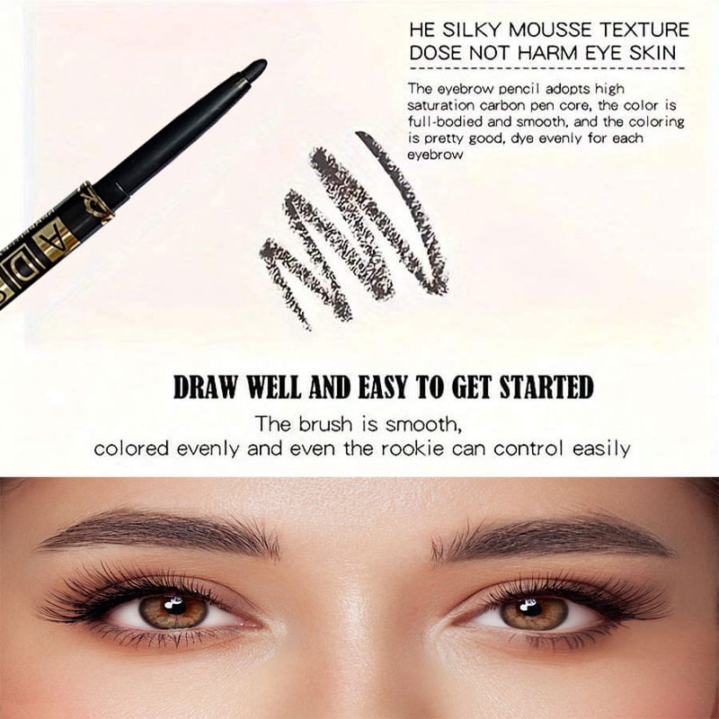 SmudgeProof LongLasting Waterproof Black Eyeliner Pencil SweatResistant For Bold Eye Makeup Ideal G 1