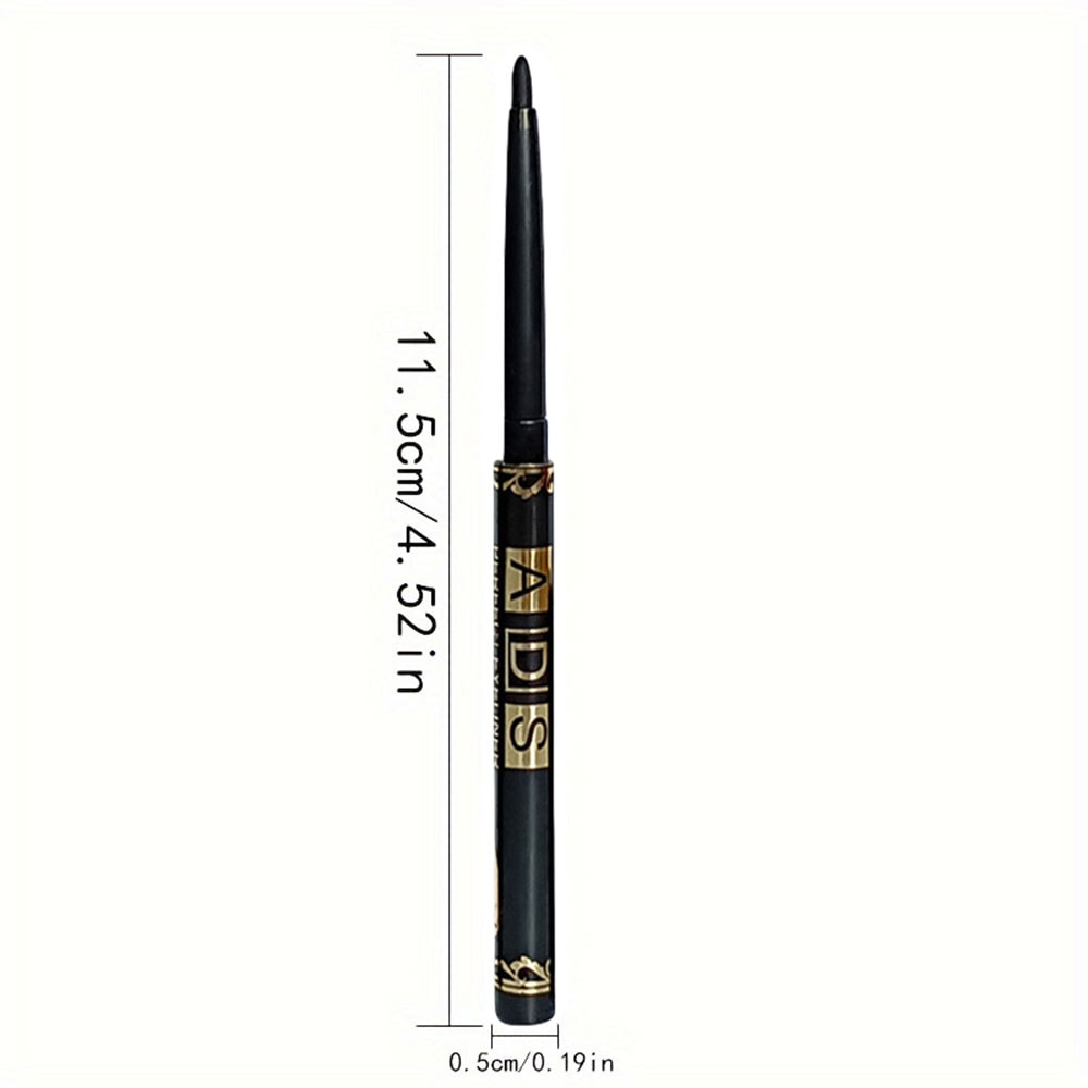 SmudgeProof LongLasting Waterproof Black Eyeliner Pencil SweatResistant For Bold Eye Makeup Ideal G 3