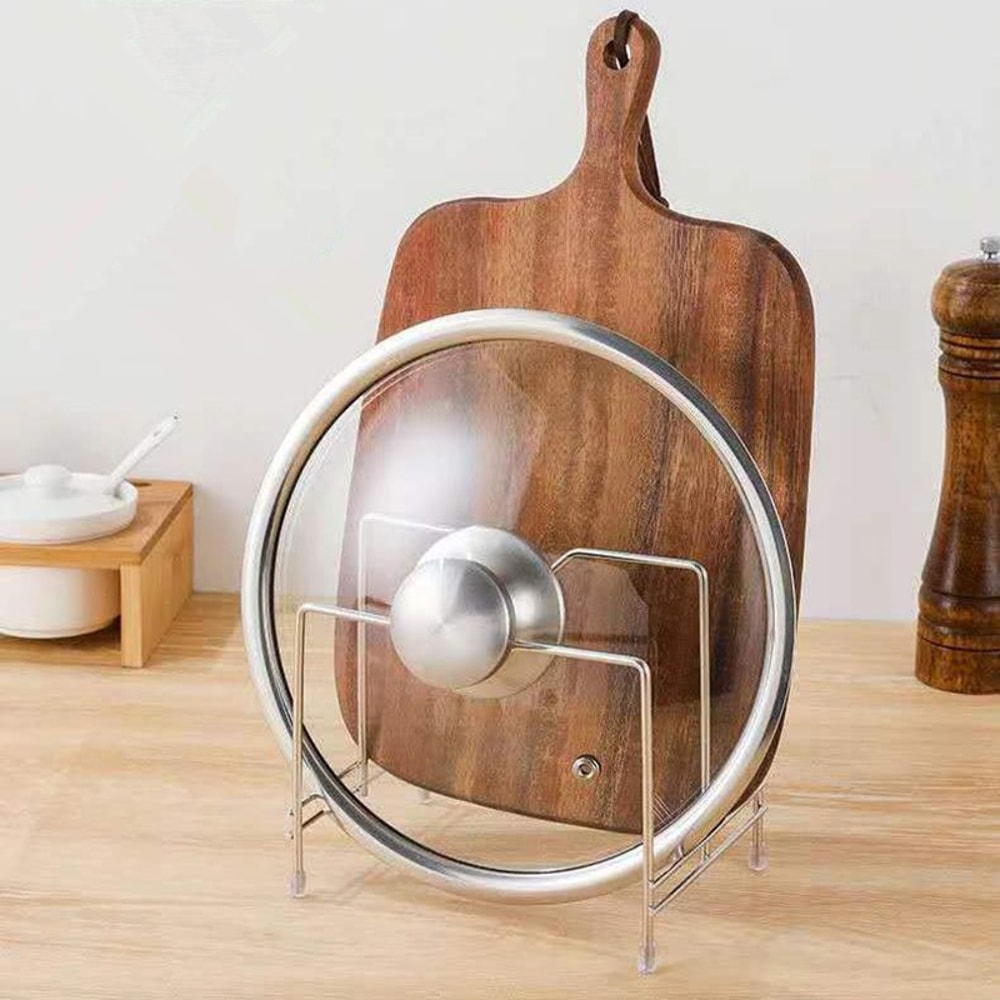 Practical Iron Art Multi Layer Rack Shelf Stand Pot Lid Holder Kitchen Organizer Space Saving Rustp 2