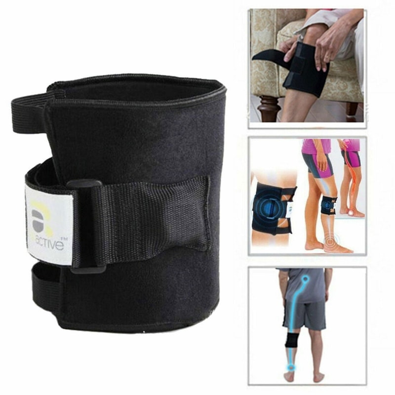 1pc Magnetic Therapy Knee Brace For Back Pain Relief Sciatic Nerve Acupressure Support 1