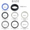 Rubber Silicone Wedding Ring Band Sport Outdoor Flexible Men Women Gifts