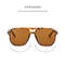 Vintage Square Sunglasses for Women Men Thick Frame Double Bridges Eyewear Female Chic Polygon Sun G