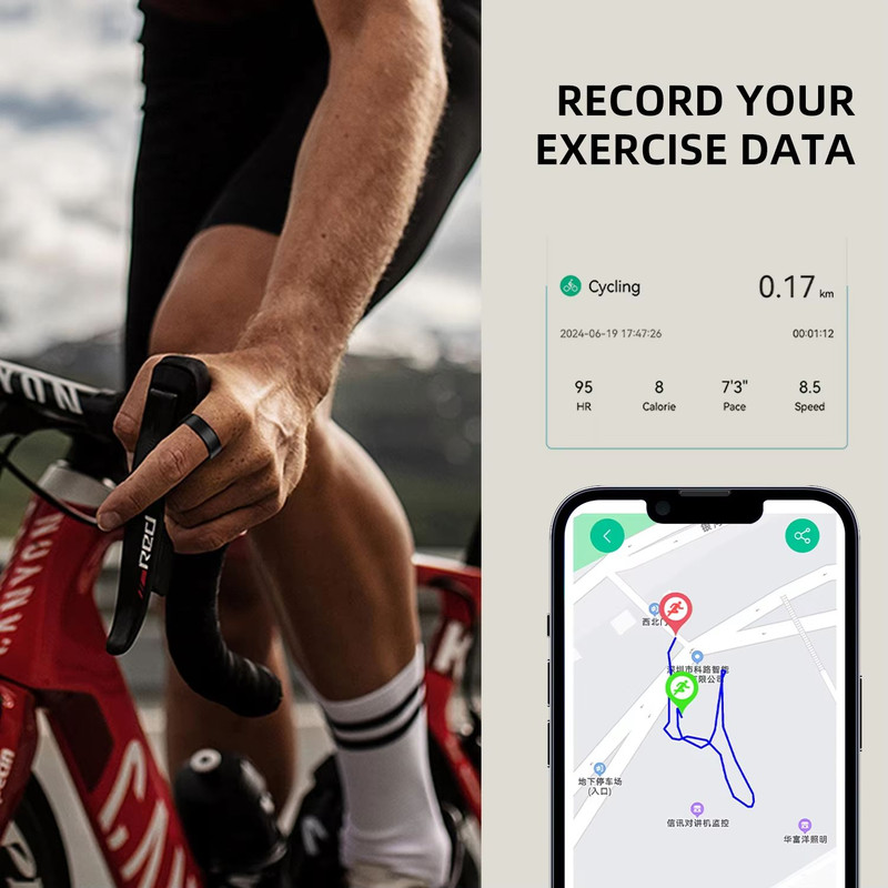 Smart Bluetooth Ring Sleep Heart Rate Multisport Health Monitoring 3