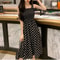 Womens Loose Polka Dot Dress None Sleeve Casual Sweet Summer Dress