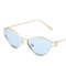 Luxury Cat Eye Sunglasses for Women Vintage Metal Frame Retro Shades