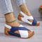 Comfortable Platform Wedge Sandals for Women Summer Peep Toe Roman Sandalias Orthopedic Beach Shoes