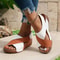 Comfortable Platform Wedge Sandals for Women Summer Peep Toe Roman Sandalias Orthopedic Beach Shoes