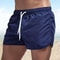 Mens Sexy Swimming Trunks Low Waist Breathable Swim Shorts for Summer Beach Surfing