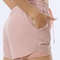 Women Double Layer Quick Drying Sports Shorts Loose Fitting Anti Lightning For Outdoor Running  Fit
