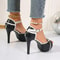Sexy Platform Wedge Sandals High Heels Fish Mouth Shoes for Outdoor Dress Occasions 123