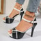 Sexy Platform Wedge Sandals High Heels Fish Mouth Shoes for Outdoor Dress Occasions 5