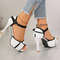 Sexy Platform Wedge Sandals High Heels Fish Mouth Shoes for Outdoor Dress Occasions 11