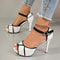 Sexy Platform Wedge Sandals High Heels Fish Mouth Shoes for Outdoor Dress Occasions 7