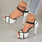 Sexy Platform Wedge Sandals High Heels Fish Mouth Shoes for Outdoor Dress Occasions 4