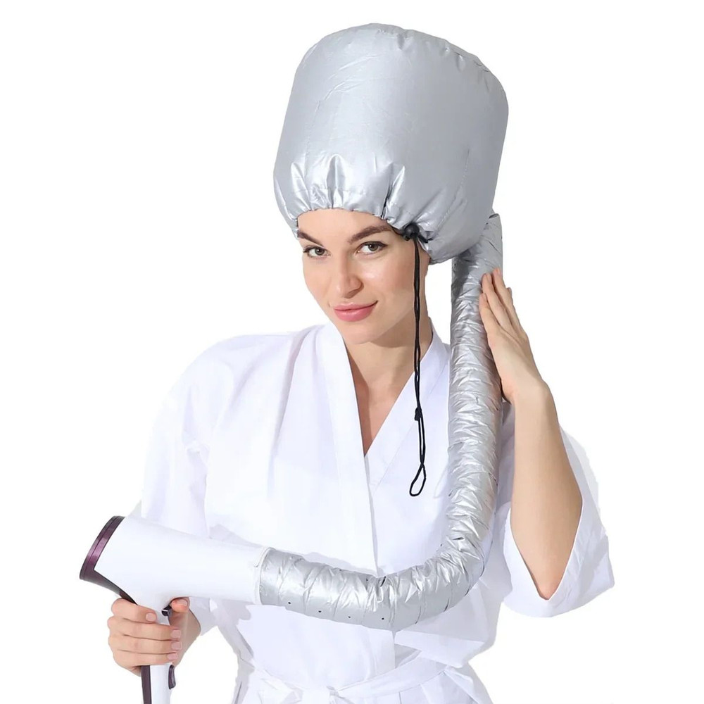 Portable Hair Bonnet Dryer Cap Fast Dry Heating Set for Quick Easy Hair Drying at Home