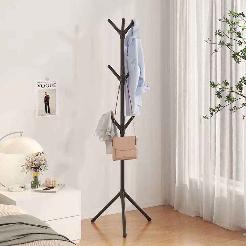 Tree Branch Shape Clothes and Hats Rack Floor to Floor Bedroom Coat Hook for Scarf Handbag and St