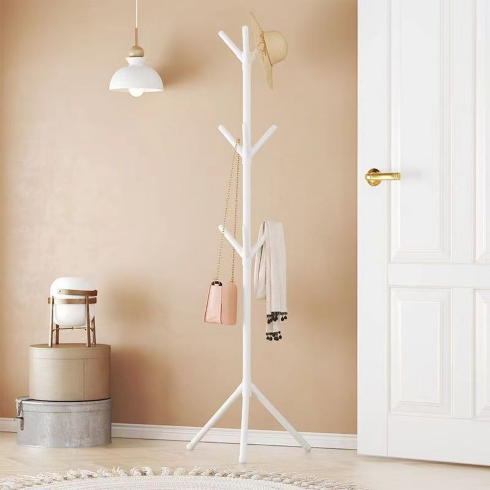 Tree Branch Shape Clothes and Hats Rack Floor to Floor Bedroom Coat Hook for Scarf Handbag and St