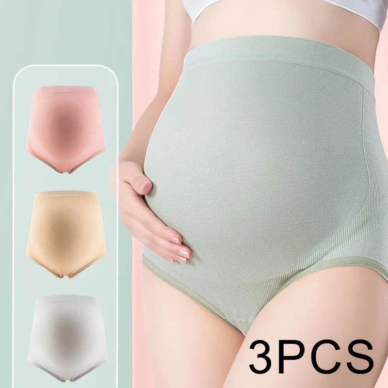 Females Maternity Panties High Waist Belly Support Panties For Comfortable  Breathable Pregnancy We 0