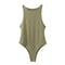 Womens Solid Sexy Bodysuit Femme Short Playsuit for Summer Slim Fit ClubReady Green More Col