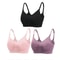 3 Piece Seamless Nursing Bras, High Quality Maternity & Breastfeeding Bra with Breathable Cotton & Push Up Support
