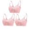 3 Piece Seamless Nursing Bras, High Quality Maternity & Breastfeeding Bra with Breathable Cotton & Push Up Support