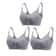 3 Piece Seamless Nursing Bras, High Quality Maternity & Breastfeeding Bra with Breathable Cotton & Push Up Support