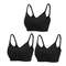 3 Piece Seamless Nursing Bras, High Quality Maternity & Breastfeeding Bra with Breathable Cotton & Push Up Support