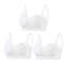 3 Piece Seamless Nursing Bras, High Quality Maternity & Breastfeeding Bra with Breathable Cotton & Push Up Support