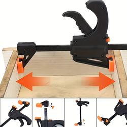 woodworking clamp set fixed type quick ratchet release, nylon work bar kit, diy portable spreader gadgets