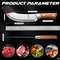 Stainless Steel Ultra Sharp Kitchen Knife Heavy-Duty Bending Fracture Knife for Butchers & Meat Cutting