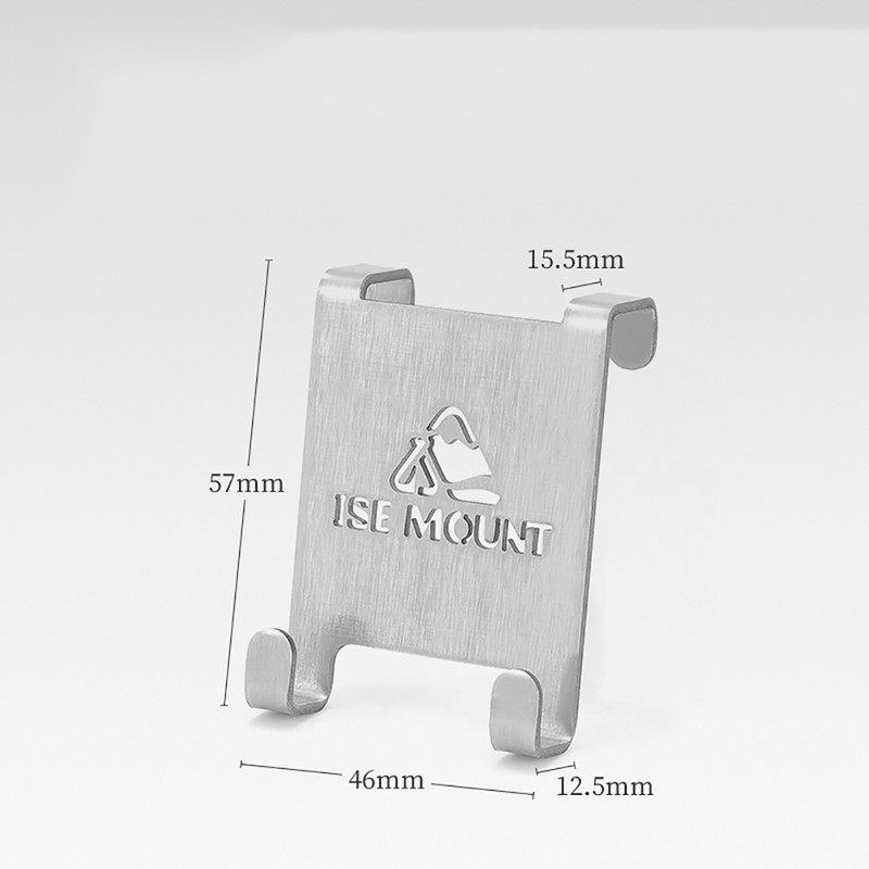 Stainless Steel Gas Canister Hook, Camping Table Hanger for Stove Tanks & Outdoor Gear Organize