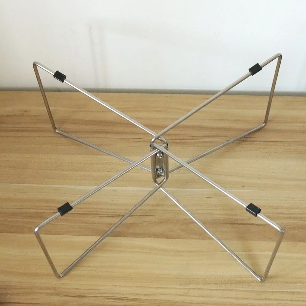 Folding Ice Box Holder Portable Cooler Box Stand for Outdoor Camping Storage  Support Shelf