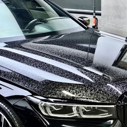 high quality carbon fiber car stickers vinyl wrap film for cars, waterproof & bubble free multiple sizes, gloss finish