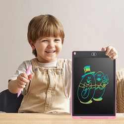 lcd writing tablet drawing board, montessori educational toy & magic blackboard gift for kids